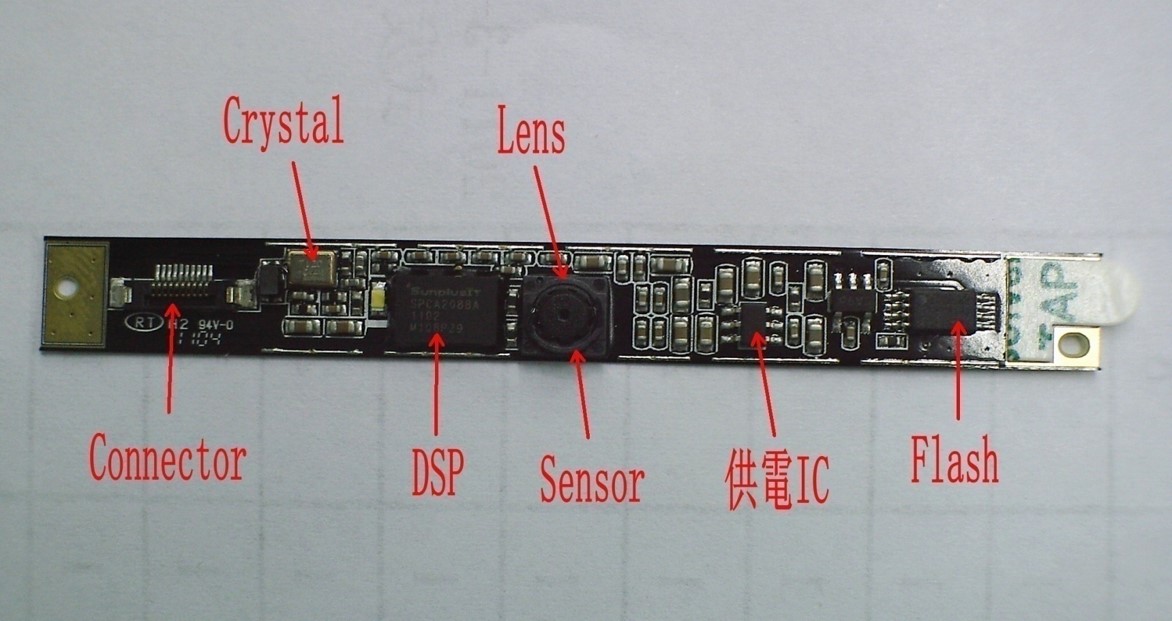 筆記本攝像頭模組